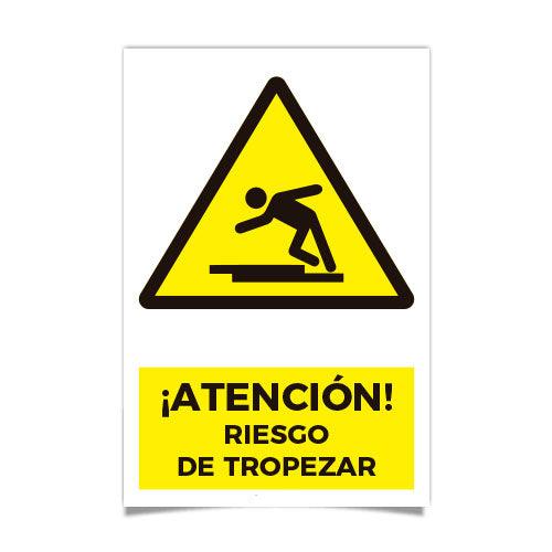 Atención Riesgo de Tropezar