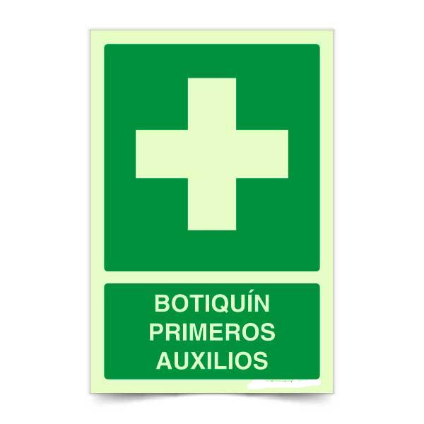 Botiquín Primeros Auxilios B Fotoluminiscente