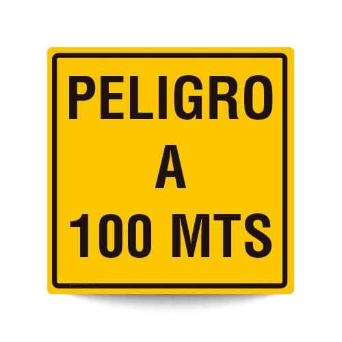 Peligro a 100mts