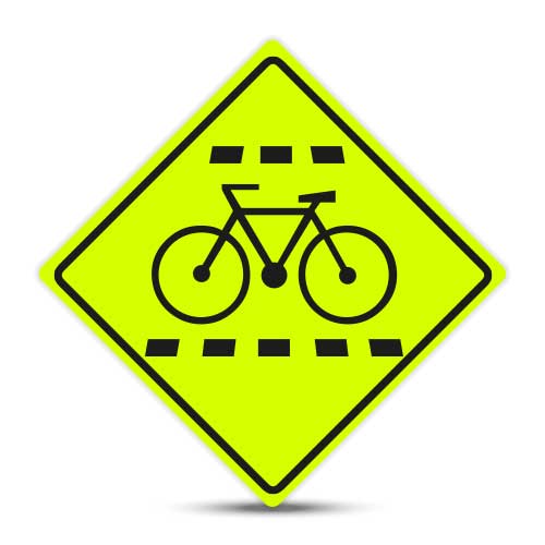 Cruce de Ciclistas PO-14 Fluor