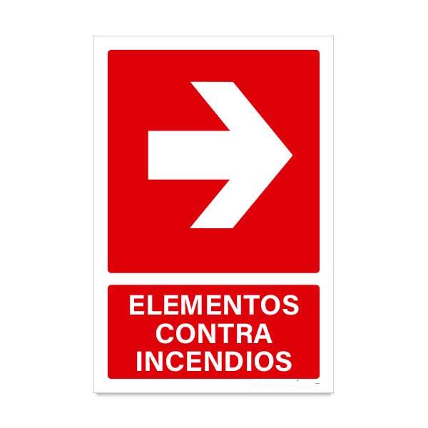 Elementos contra Incendios Flecha Derecha