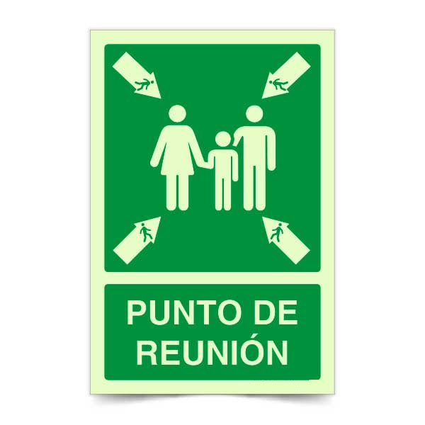 Punto de Reunion Fotoluminiscente