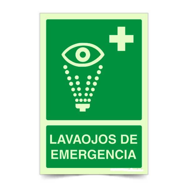 Lavaojos de Emergencia Fotoluminiscente