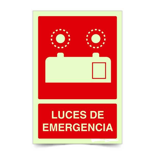 Luces de Emergencia Fotoluminiscente