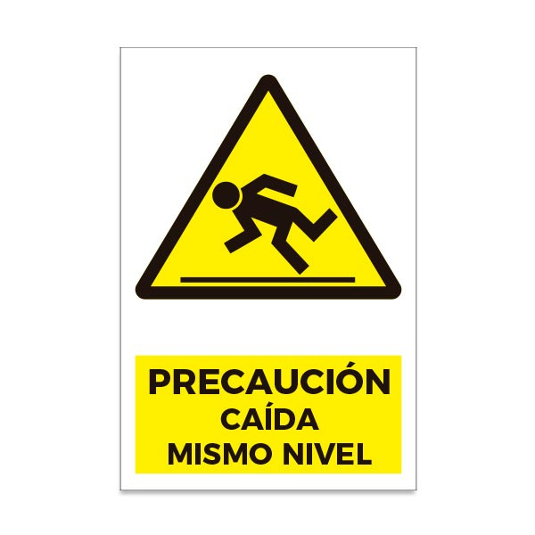 Precaución Caída Mismo Nivel