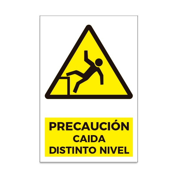Precaución Caída Distinto Nivel