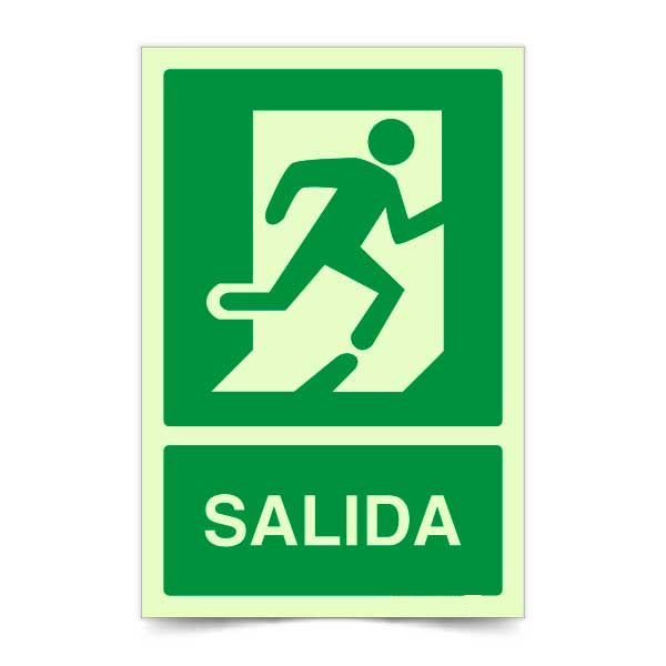 Salida Derecha Corriendo Fotoluminiscente