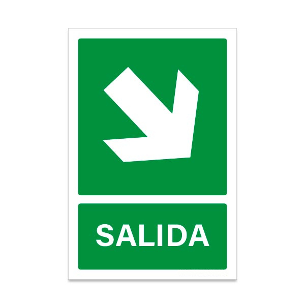 Salida Flecha Abajo Derecha