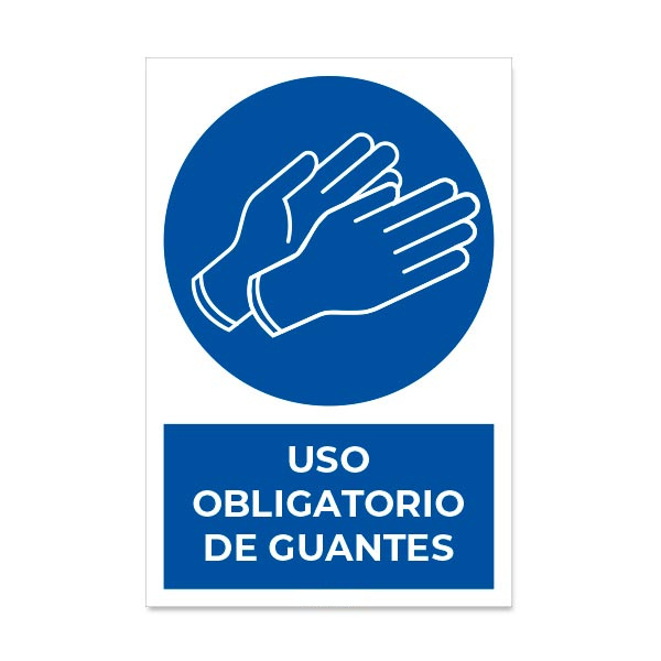 Uso Obligatorio Guantes