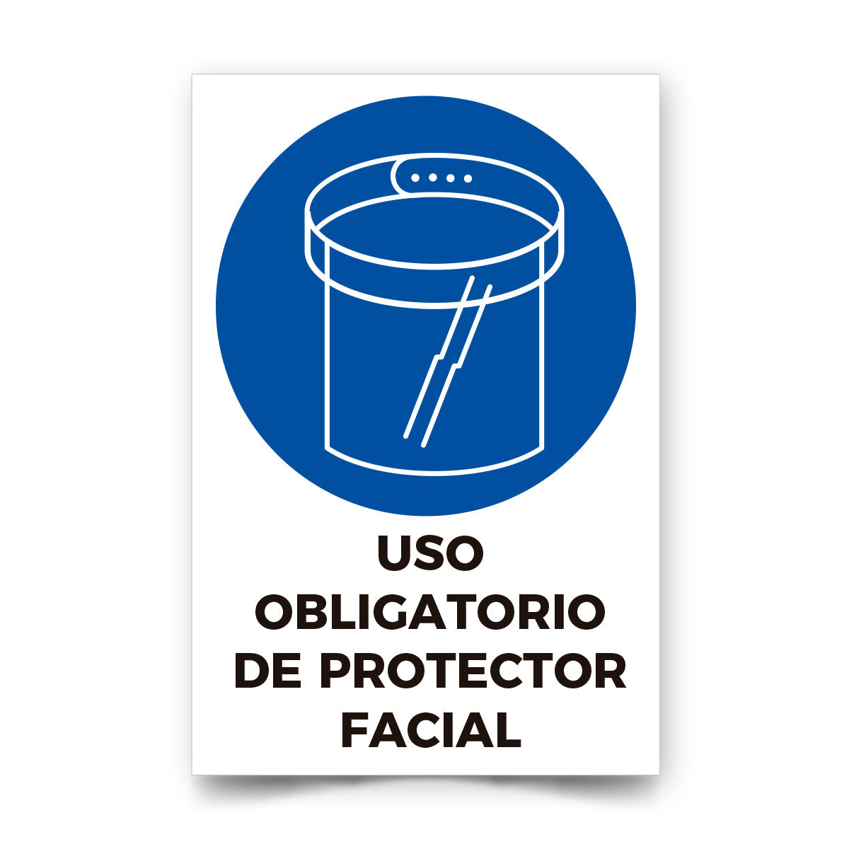 Uso Obligatorio de Protección Facial