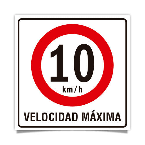 Velocidad Máxima 10km/h