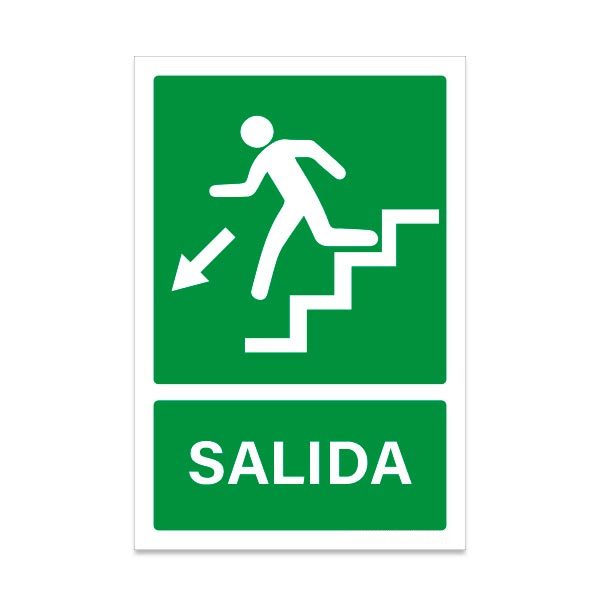 Salida Escalera Abajo Izquierda